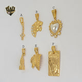 (1-2122-1) Gold Laminate Pendants - BGO