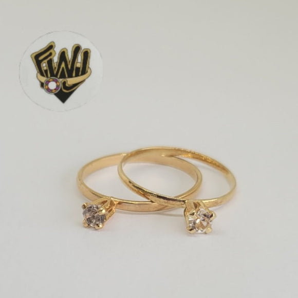 (1-3006-1) Gold Laminate - CZ Ring -BGO - Fantasy World Jewelry