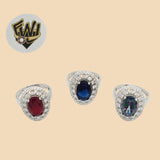 (2-5115) 925 Sterling Silver - Zircon Ring - Fantasy World Jewelry