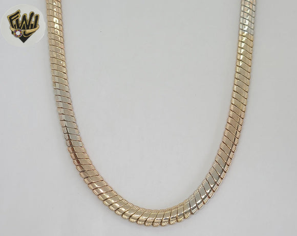 (1-1689) Gold Laminate - 7.5mm Alternative Link Chain - BGO