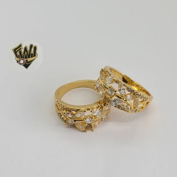 (1-3131-2) Gold Laminate - Dragonfly Ring - BGO - Fantasy World Jewelry