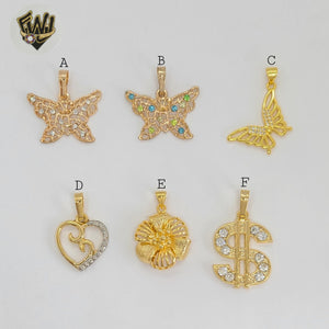 (1-2238) Gold Laminate Pendants - BGO