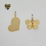 (1-2306) Gold Laminate Pendants - BGF