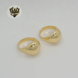 (1-3031) Gold Laminate - Dome Ring - BGF - Fantasy World Jewelry