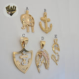 (1-2411) Gold Laminate Pendants - BGF