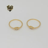 (1-3016) Gold Laminate - Evil Eye Ring - BGF - Fantasy World Jewelry