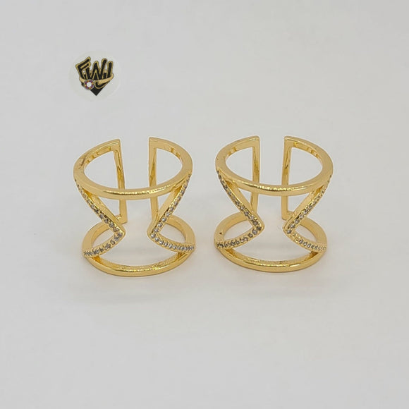 (1-3175-1) Gold Laminate - CZ Ring - BGO - Fantasy World Jewelry