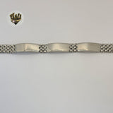 (4-4010) Stainless Steel - 13mm Bracelet for Men - 8" - Fantasy World Jewelry