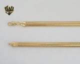 (1-1634) Gold Laminate - 6mm Magic Herringbone Link Chain - BGF