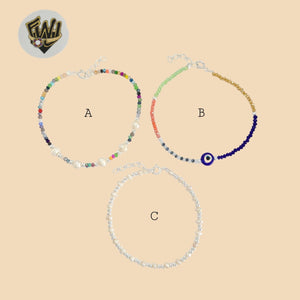 (2-0321-1) 925 Sterling Silver - 2.5mm Balls Bracelet.