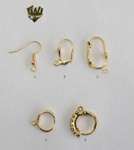 (mfin-40-43) Gold Filled Findings - Jewelry Making (dozen) - Fantasy World Jewelry