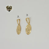 (1-2165) Gold Laminate - Miraculous Virgin Pendants - BGF
