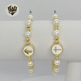 (MBRA-11-A) Stainless Steel - Balls Bracelet. - Fantasy World Jewelry