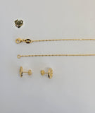 (1-6505) Gold Laminate - Zircon Peace Set - BGF - Fantasy World Jewelry