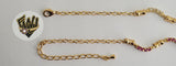 (1-0870) Gold Laminate - 3mm Alternative Bracelet - 7" - BGO - Fantasy World Jewelry