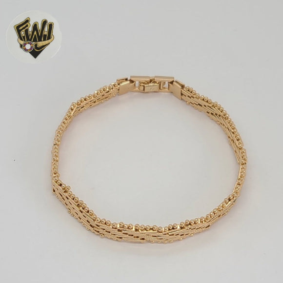 (1-0801) Laminado de oro - Brazalete alternativo de 7,5 mm - 8