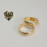 (1-3061-2) Gold Laminate-Leaf Ring- BGO - Fantasy World Jewelry