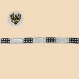 (2-0517) 925 Sterling Silver - 9mm Alternative Bracelet - 7.5" - Fantasy World Jewelry