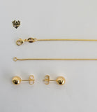 (1-6115-1) Gold Laminate - Balls Link Set - BGO - Fantasy World Jewelry