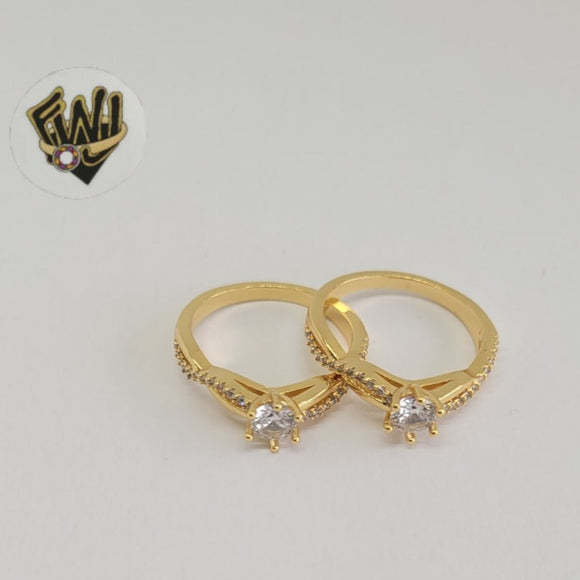 (1-3104-1) Gold Laminate- CZ Ring - BGO - Fantasy World Jewelry