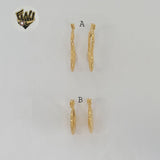 (1-2598-2) Gold Laminate Hoops - BGO