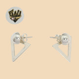 (2-3240) 925 Sterling Silver - Alternative Ball Stud Earrings. - Fantasy World Jewelry