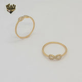 (1-3040-3) Gold Laminate - Infinity Ring - BGF