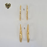 (1-2715-2) Gold Laminate Hoops - BGO