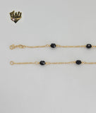 (1-3902-B) Gold Laminate - 6mm Beads Necklace - BGF