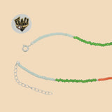 (2-66171-3) 925 Sterling Silver - 2.5mm Multicolor Zircon Necklace. - Fantasy World Jewelry