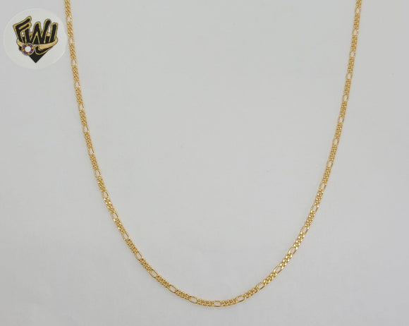 (1-1943) Gold Laminate - 2mm Figaro Link Chain - BGF