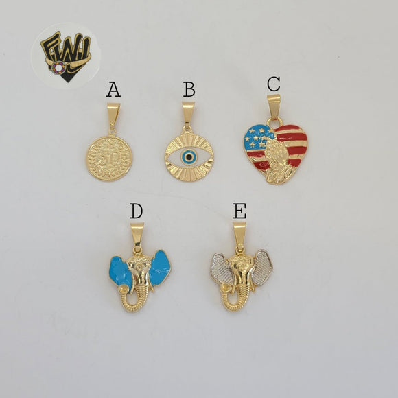 (1-2198-1) Gold Laminate Pendants - BGF