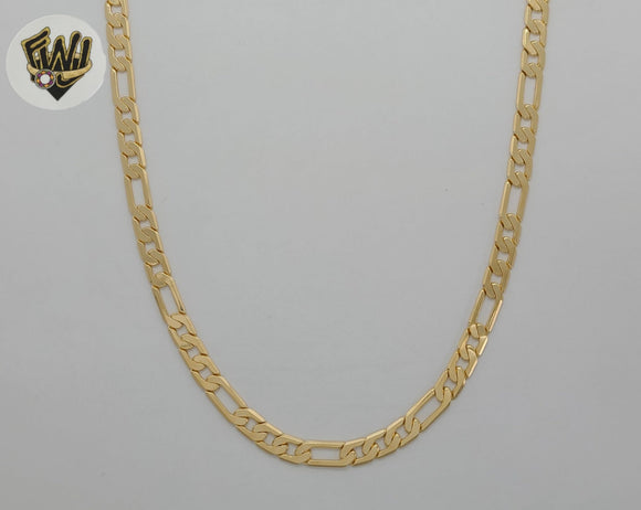 (1-1981) Gold Laminate - 5.5mm Figaro Link Chain - BGF