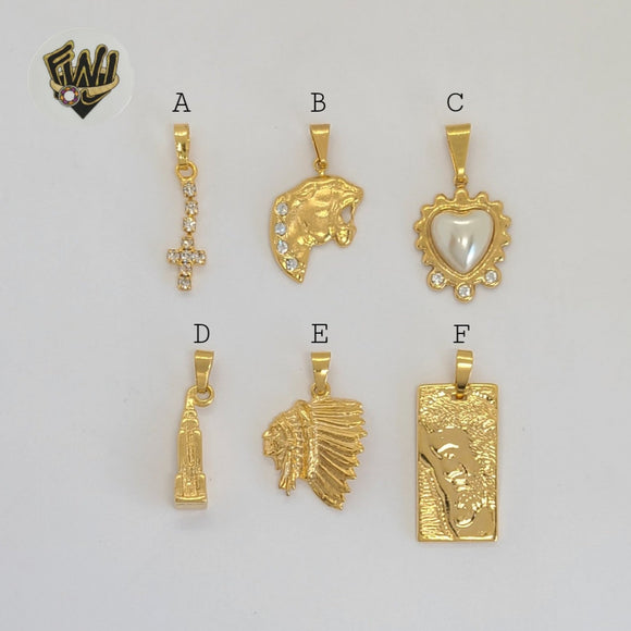 (1-2122-1) Gold Laminate Pendants - BGO