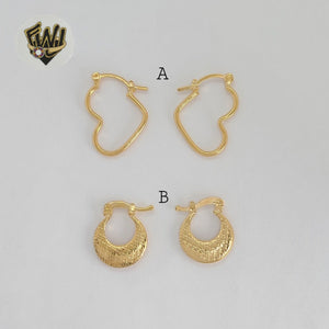 (1-2598-2) Gold Laminate Hoops - BGO