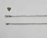 (4-3200-1) Stainless Steel - 3mm Alternative Box Link Chain - 20" - Fantasy World Jewelry