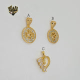 (1-2249) Gold Laminate - Small Pendants - BGO