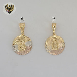 (1-2247-1) Gold Laminate - Three Tones Pendants - BGO