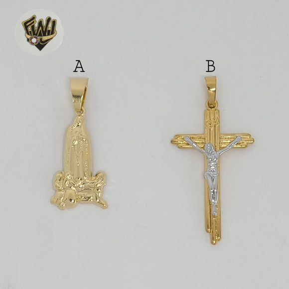 (1-2278-2) Gold Laminate - Religious Pendants - BGO