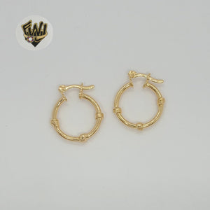 (1-2982) Gold Laminate - Simple Hoops - BGF - Fantasy World Jewelry