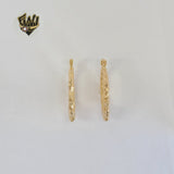 (1-2685-3) Laminado Oro - Aros Pequeños Bambú - BGF