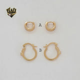 (1-2618-1) Gold Laminate Hoops - BGO