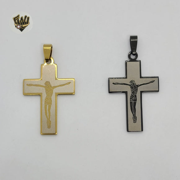(4-2328) Stainless Steel - Cross Pendants. - Fantasy World Jewelry