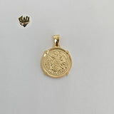 (1-2237) Gold Laminate - Coin Pendants - BGF - Fantasy World Jewelry