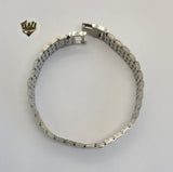 (4-4098) Stainless Steel - 12mm Alternative Link Bracelet - 8" - Fantasy World Jewelry