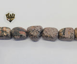 (MBEAD-260) 10mm Jasper Nugget Beads - Fantasy World Jewelry