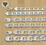 (sv-mar-02) 925 Sterling Silver - Marine Chains. - Fantasy World Jewelry