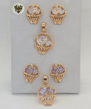 (1-6382) Gold Laminate Set - BGO - Fantasy World Jewelry