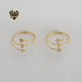 (1-3048) Gold Laminate - Triple Ring - BGF - Fantasy World Jewelry