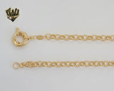 (1-1884) Gold Laminate - 6mm Rolo Link Chain - BGF